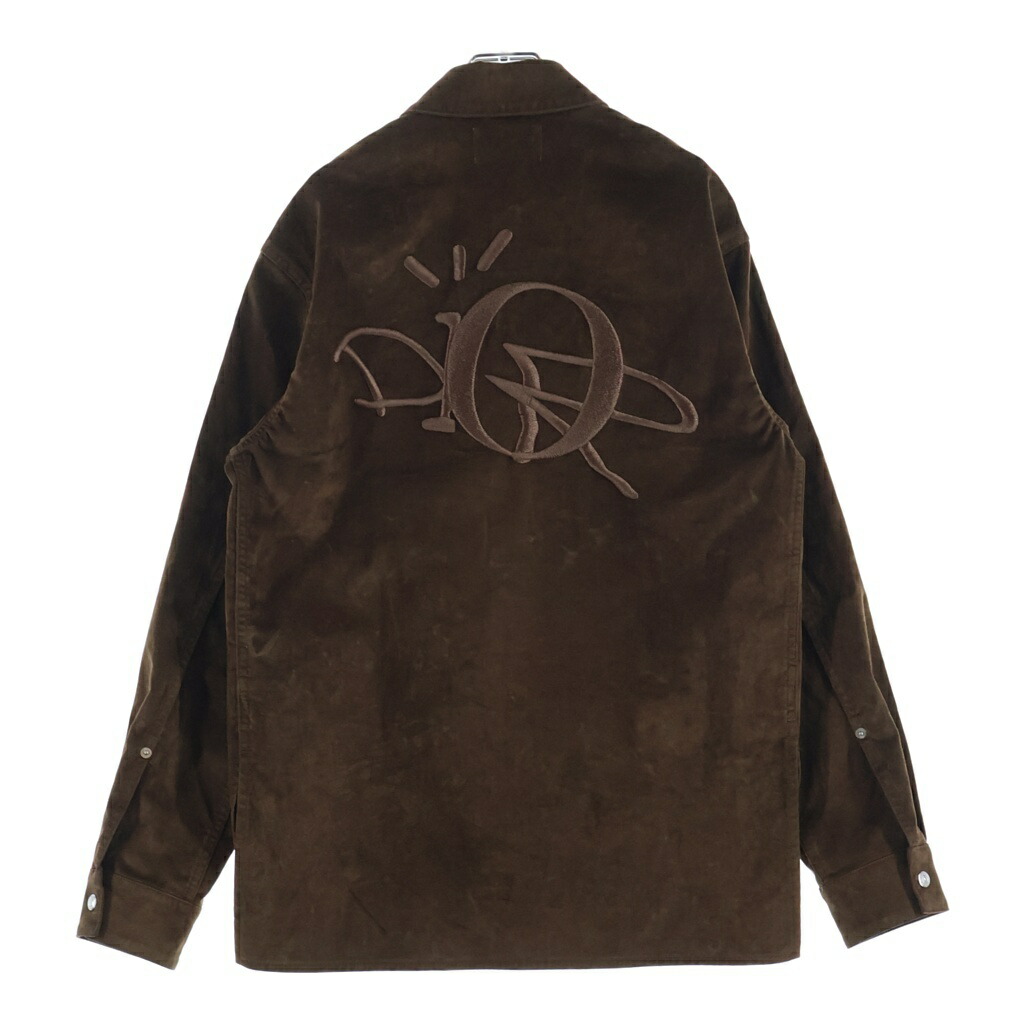 DIOR(ディオール) サイズ:44 22AW &times;CACTUS JACK Oversized Shirt カクタスジャック オーバーサイズシャツ ブラウン 283D493BY509【中古】【程度A】【カラーブラウン】【取扱店舗BRING WASTE_NOT】｜ブランド買取・販売　BRING 52,243円