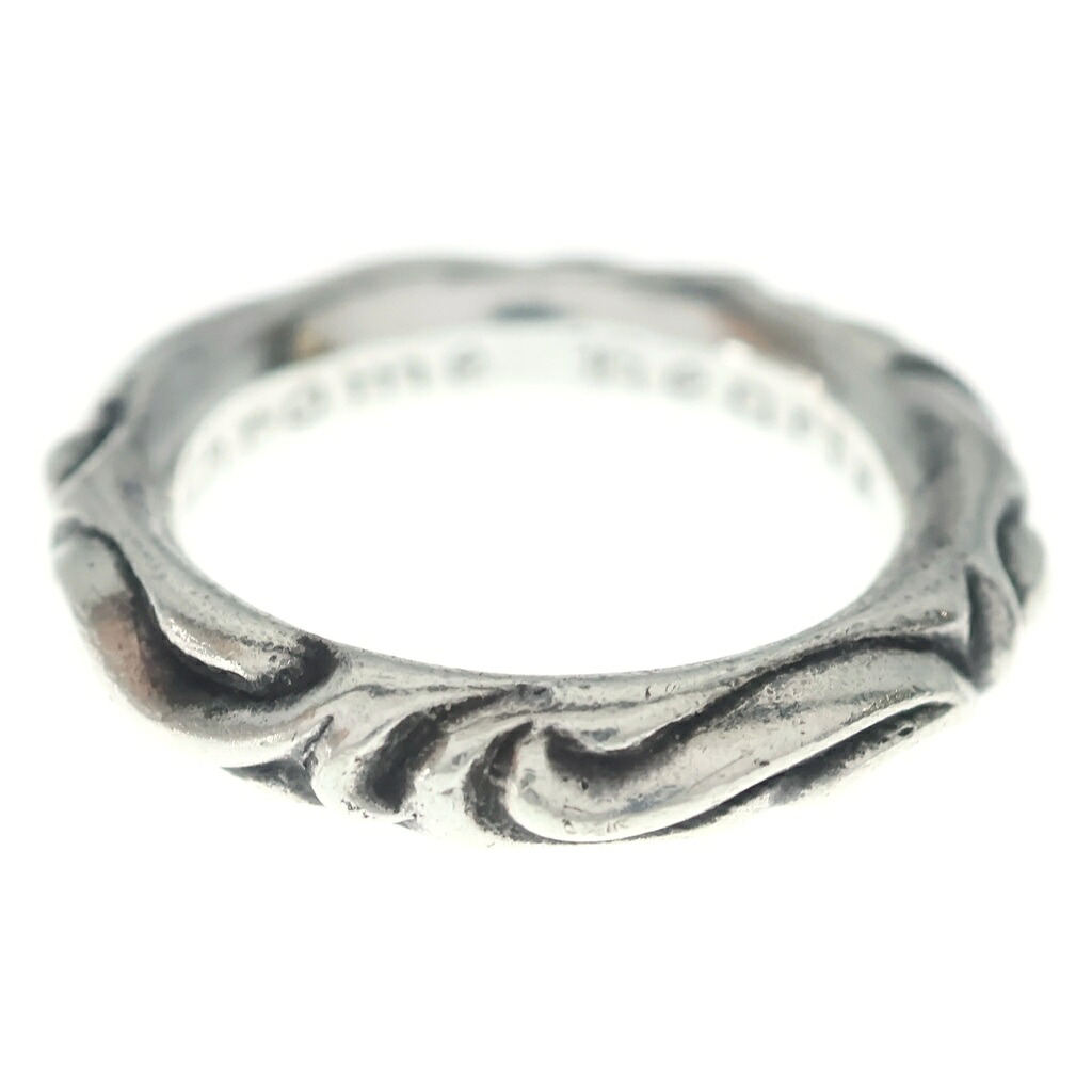 CHROME HEARTS(クロムハーツ) サイズ:16.5号 SCRL BAND スクロールバンド リング シルバー BCA351【中古】【程度B】【カラーシルバー】【取扱店舗OneStyle原宿店】｜ブランド買取・販売　BRING