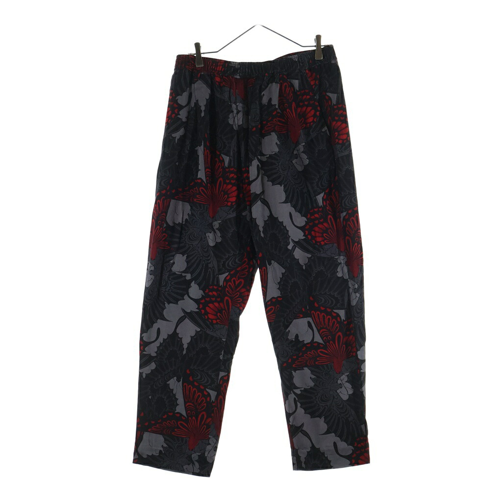 BUDSPOOL(バッズプール) サイズ:L ×GAKKIN 三艶蝶 EASY TROUSERS ガッキン イージートラウザーパンツ ブラック/レッド【中古】【程度B】【カラーブラック】【取扱店舗BRING WASTE_NOT】|ブランド買取・販売 BRING