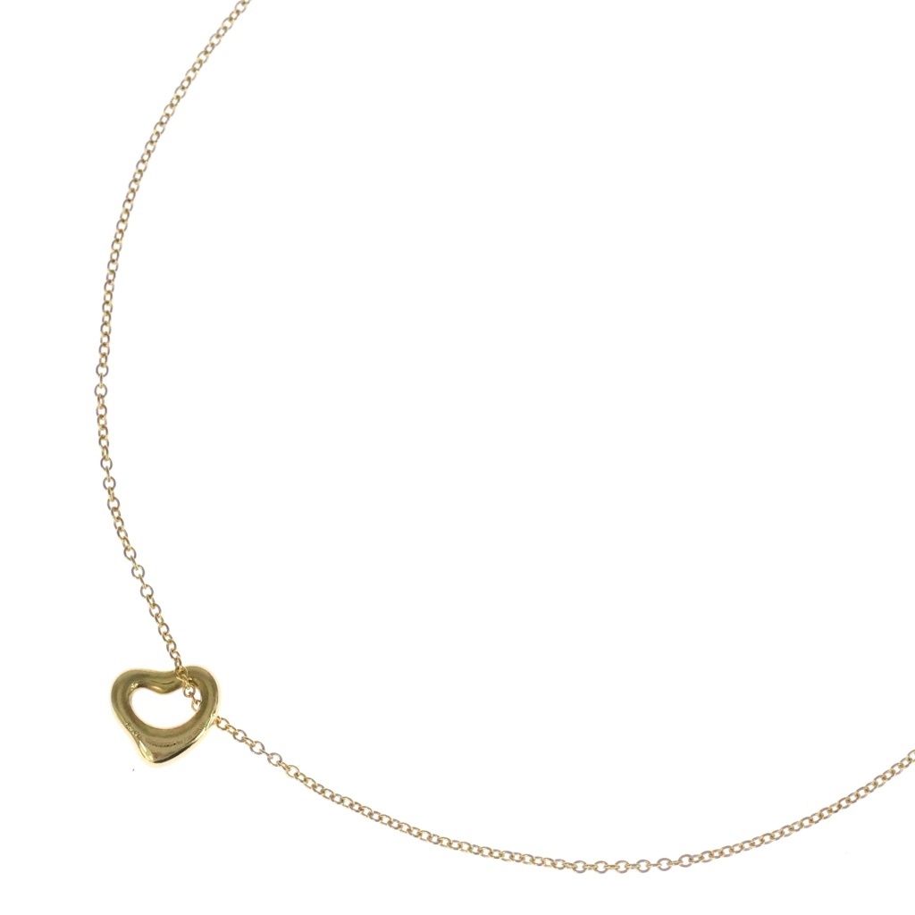 TIFFANY & Co.(ティファニー) オープンハート エクストラミニ Au750 K18YG ネックレス イエローゴールド【中古】【程度B】【カラーイエロー】【取扱店舗BRING仙台店】|ブランド買取・販売 BRING