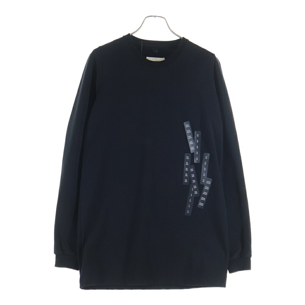 doublet(ダブレット) サイズ:ONE 22SS STRETCHING OVERSIZE LONG SLEEVE T-SHIRT 22SS06CS218 ストレッチング オーバーサイズ クルーネック長袖Tシャツカットソー ロンT ブラック【中古】【程度A】【カラーブラック】【取扱店舗BRING札幌店】|ブランド買取・販売 BRING
