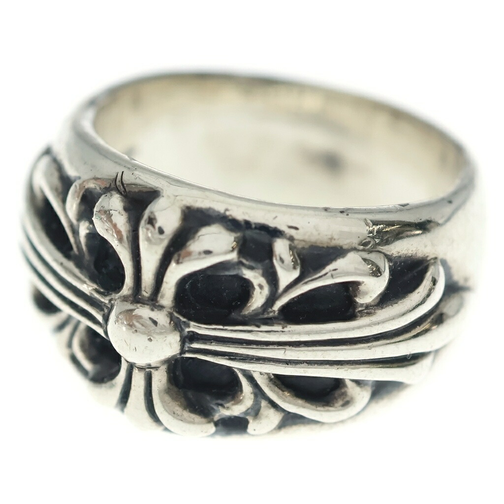 CHROME HEARTS(クロムハーツ) サイズ:17.0号 FLRL CRS フローラルクロス リング シルバー BCA346【中古】【程度B】【カラーシルバー】【取扱店舗BRING札幌店】|ブランド買取・販売 BRING