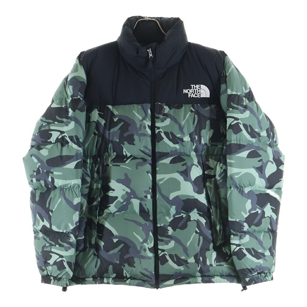 THE NORTH FACE(ザノースフェイス) サイズ:XXL NOVELTY NUPTSE JACKET ND91842 ノベルティヌプシ ジップアップナイロンダウンジャケット 迷彩 カモフラ ND91842 グリーン【中古】【程度B】【カラーグリーン】【オンライン限定商品】|ブランド買取・販売 BRING