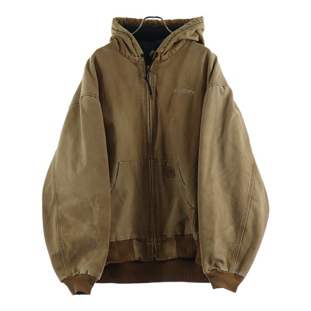 CARHARTT(カーハート) サイズ:3XL 10S Active Jacket メキシコ製 裏地キルティング フーディー アクティブジャケット ブラウン J130-BRN【中古】【程度B】【カラーブラウン】【オンライン限定商品】|ブランド買取・販売 BRING