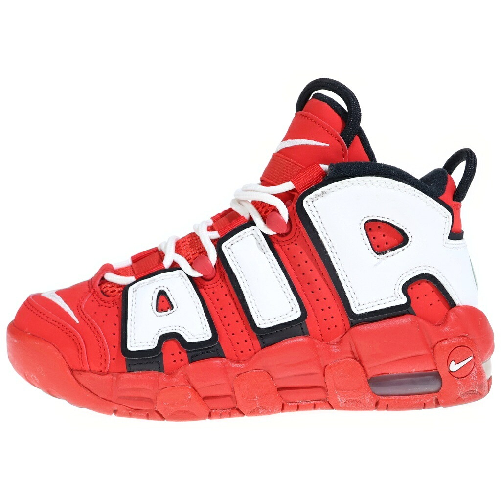 NIKE(ナイキ) サイズ:23.0cm AIR MORE UPTEMPO GS CHICAGO BULLS エア モア アップテンポ シカゴブルズ ハイカットスニーカー レディース レッド US4Y/23cm CD9402-600【中古】【程度B】【カラーレッド】【オンライン限定商品】|ブランド買取・販売 BRING