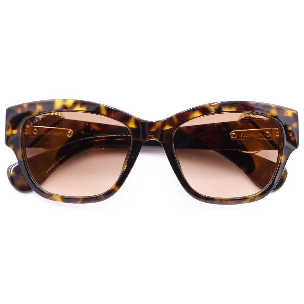 Cartier(カルティエ) HAVANA BROWN SUNGLASSES ハバナ ブラウン サングラス アイウェア 眼鏡 CT0548SA 002【中古】【程度B】【カラーブラウン】【取扱店舗新宿】｜ブランド買取・販売　BRING