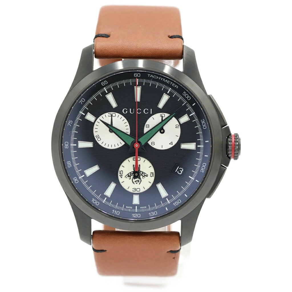 GUCCI(グッチ) G-Timeless Bee Watch Gタイムレス 黒文字盤 腕時計 ウォッチ ブラック YA126271【新古品/中古】【程度S】【カラーブラック】【取扱店舗BRING心斎橋店】｜ブランド買取・販売　BRING