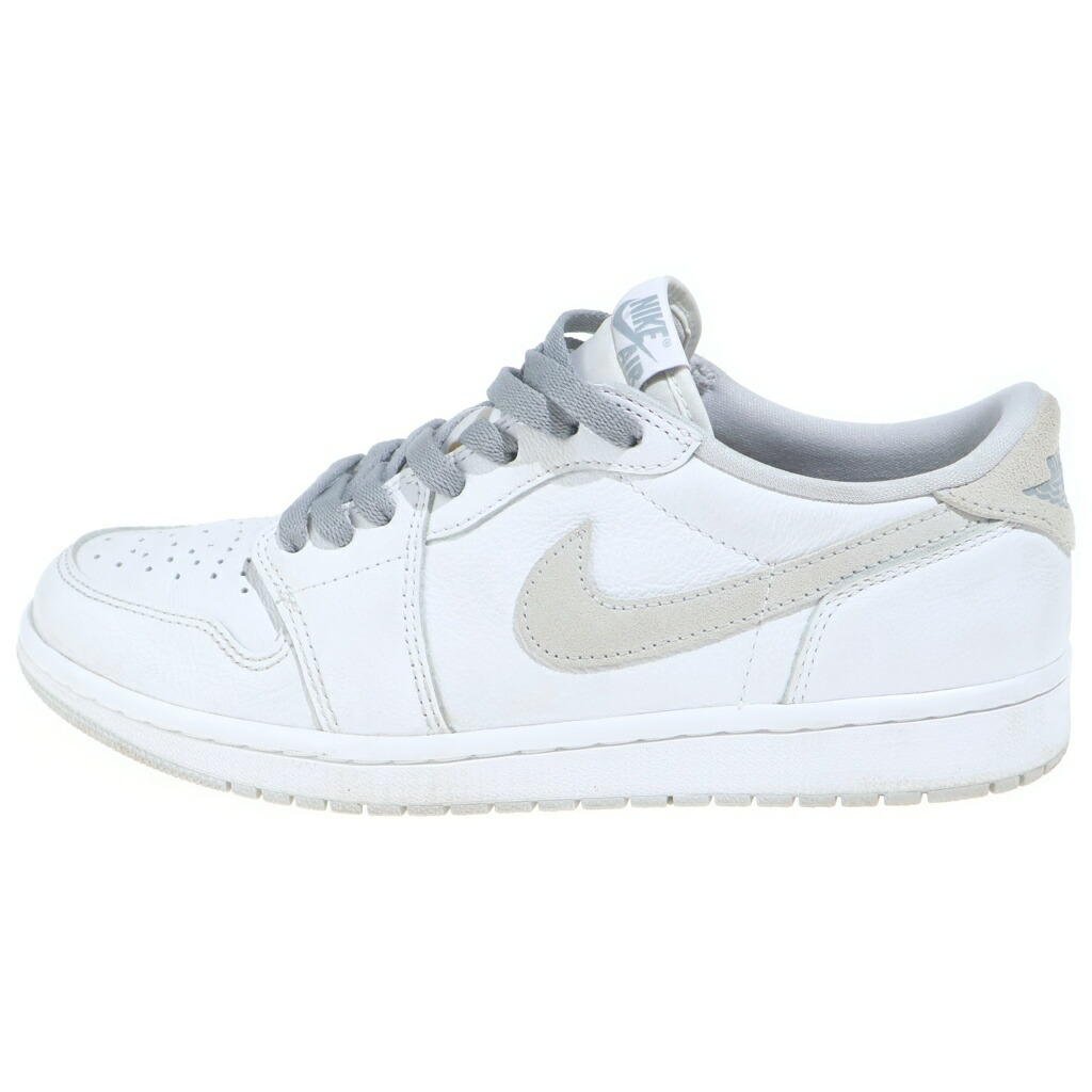 NIKE(ナイキ) サイズ:27.5cm AIR JORDAN 1 LOW OG NEUTRA GREY エアジョーダン 1 ニュートラル グレー ローカットスニーカー ホワイト US9.5/27.5cm CZ0790-100【中古】【程度B】【カラーホワイト】【取扱店舗BRING THRIFT CLOSET あべの店】|ブランド買取・販売 BRING