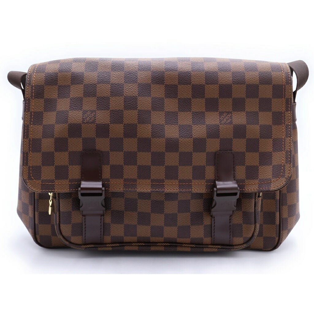 LOUIS VUITTON(ルイヴィトン) メッセンジャー メルヴィール ダミエ PVC レザー ショルダー バッグ ブラウン N51125【中古】【程度B】【カラーブラウン】【取扱店舗BRING札幌店】｜ブランド買取・販売　BRING