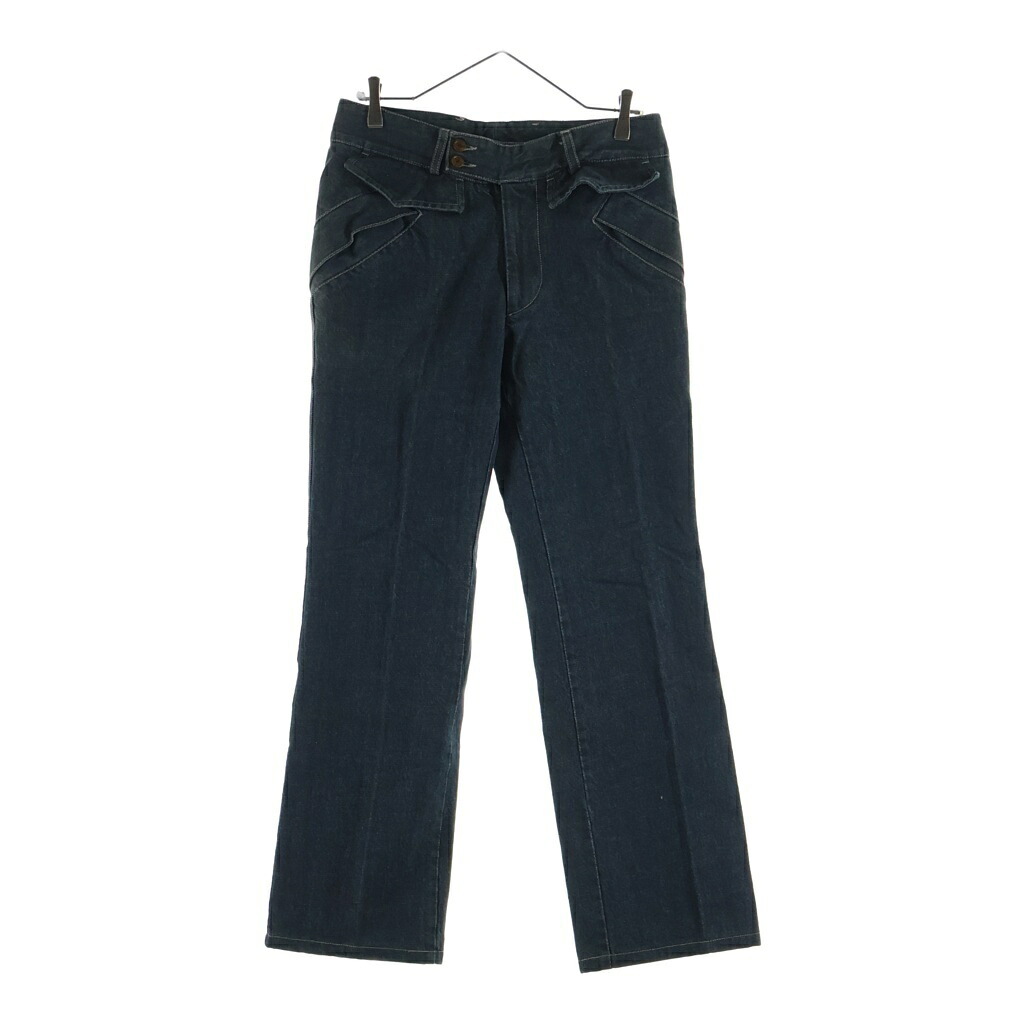 Vivienne Westwood MAN(ヴィヴィアンウエストウッドマン) サイズ:46 ジッパーフライ フラップポケット デニムパンツ ストレートジーンズ インディゴ 25 P131【中古】【程度B】【カラーブルー】【取扱店舗BRING THRIFT CLOSET 幕張店】|ブランド買取・販売 BRING