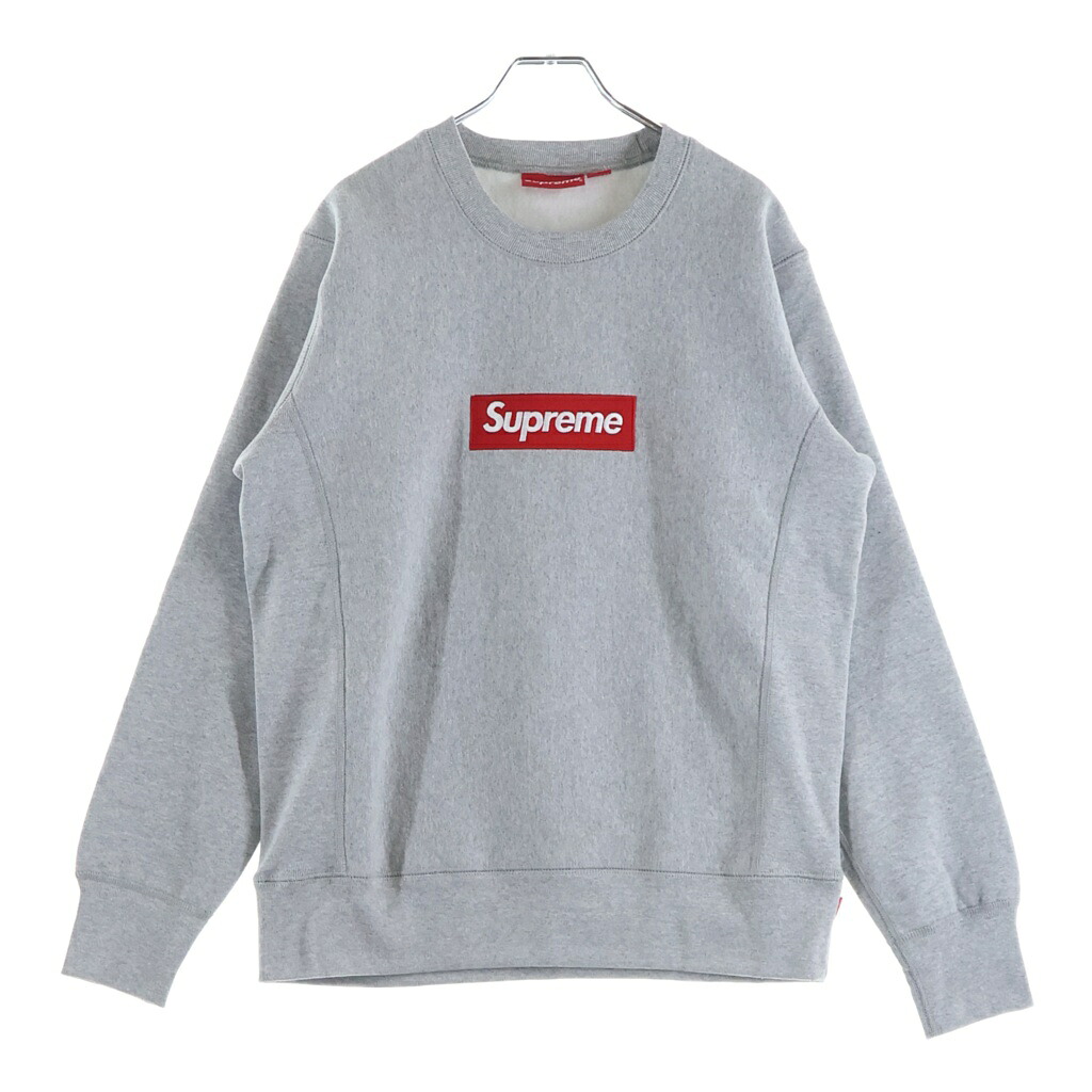 SUPREME(シュプリーム) サイズ:S 15AW Box Logo Crewneck ボックスロゴ クルーネックスウェットトレーナー グレー【中古】【程度B】【カラーグレー】【取扱店舗BRING横浜ビブレ店】|ブランド買取・販売 BRING