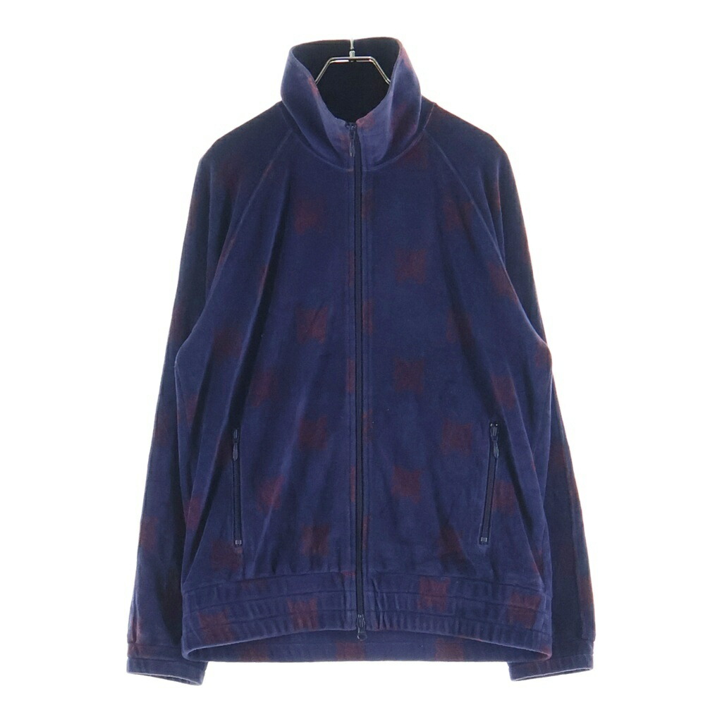 Needles(ニードルス) サイズ:S 22AW C/PE Papillon Velour Track Jacket パピヨン ベロア トラックジャケット パープル/ボルドー LQ237【中古】【程度B】【カラーパープル】【取扱店舗BRING横浜ビブレ店】|ブランド買取・販売 BRING