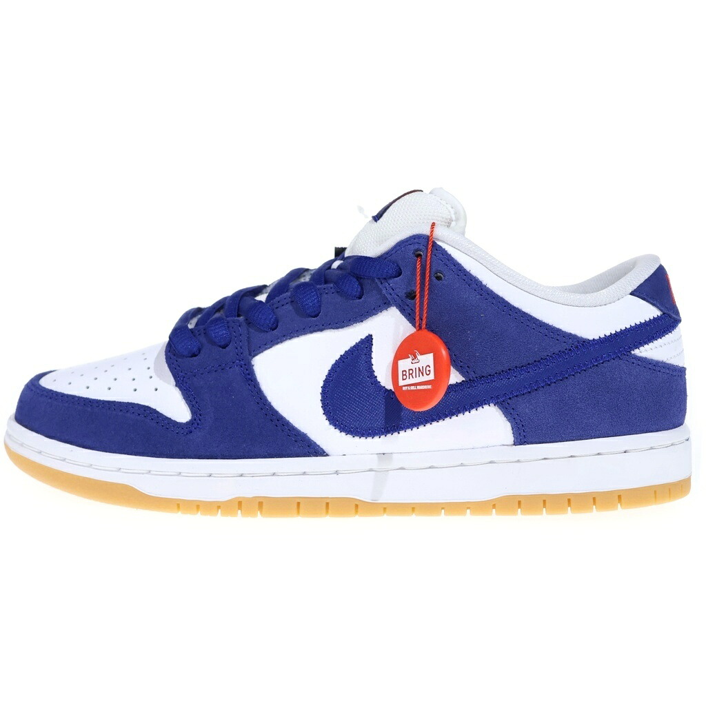 NIKE SB(ナイキエスビー) サイズ:26.5cm DUNK LOW PRO PRM LOS ANGELES DODGERS ダンク ロサンゼルス ドジャーズ ローカットスニーカー ホワイト/ブルー US8.5/26.5cm DO9395-400【新古品/中古】【程度S】【カラーホワイト】【取扱店舗BRING KICKS】|ブランド買取・販売 BRING