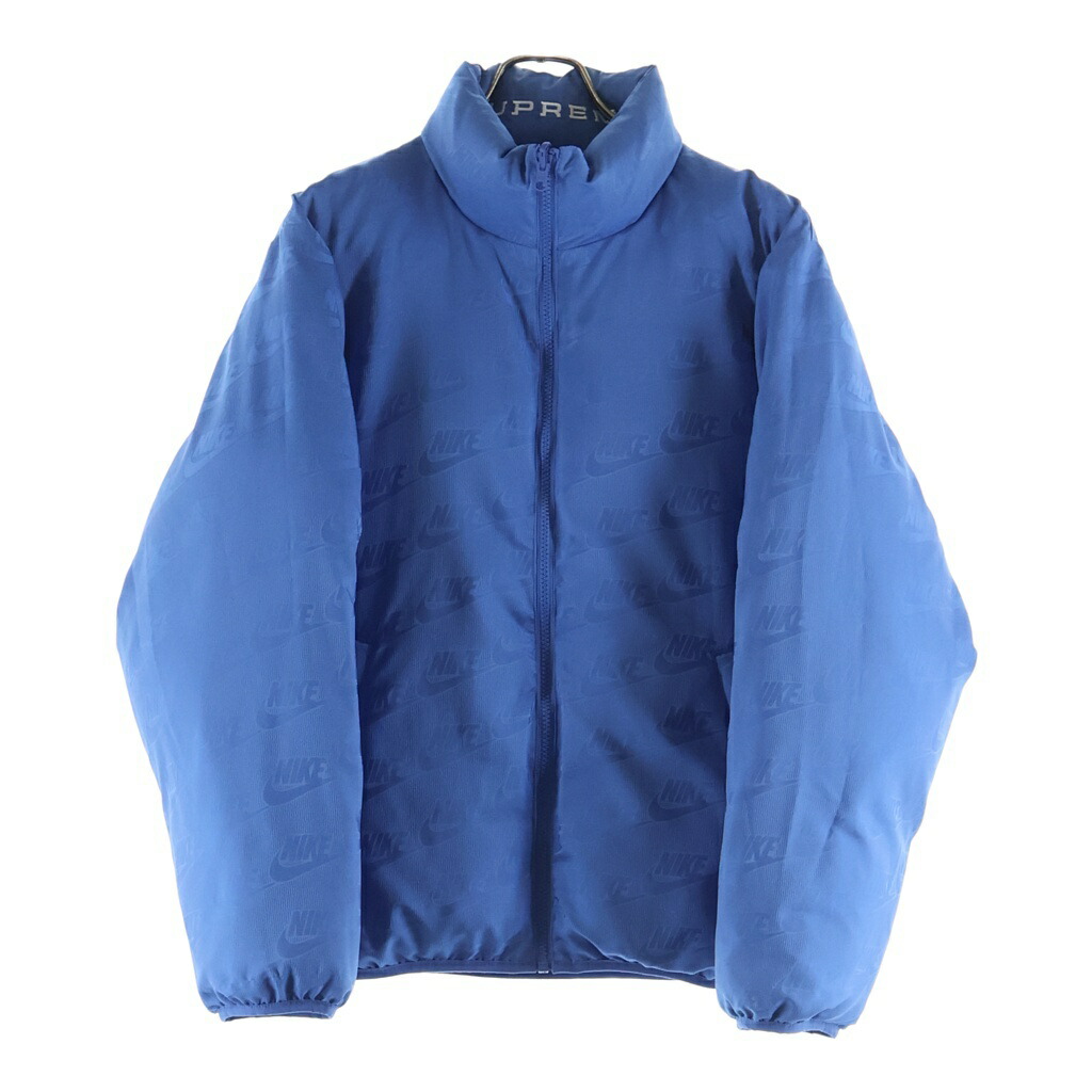 SUPREME(シュプリーム) サイズ:S 21SS &times;NIKE Reversible Puffy Jacket DB0494-489 ナイキ リバーシブルパフィー 中綿ジャケット ブルー【新古品/中古】【程度S】【カラーブルー】【オンライン限定商品】｜ブランド買取・販売　BRING