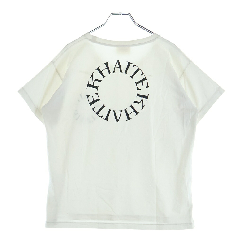 KHAITE(ケイト) サイズ:S KHAITE S/S T Shirt ケイト プリント半袖Tシャツ カットソー ホワイト レディース【中古】【程度B】【カラーホワイト】【取扱店舗BRING WASTE_NOT】|ブランド買取・販売 BRING