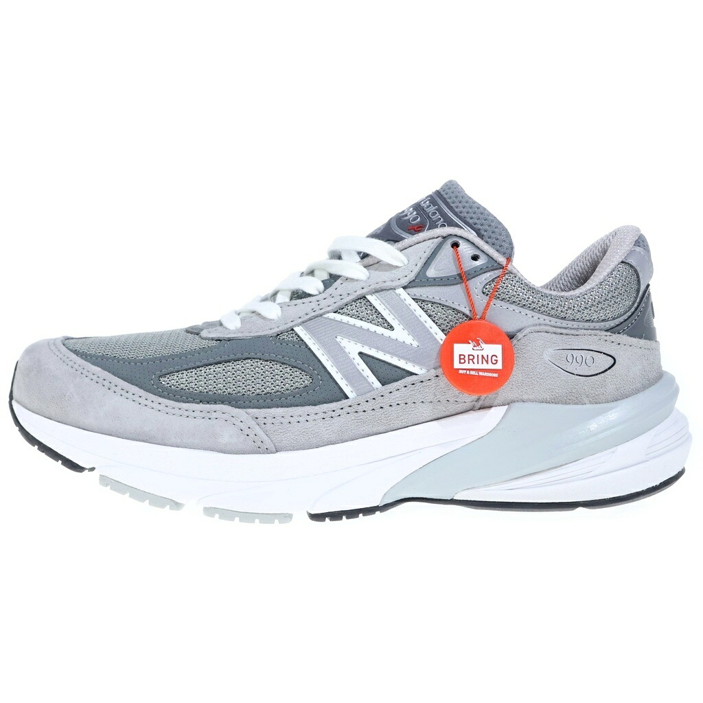 New Balance(ニューバランス) サイズ:27.0cm M990GL6 スエードメッシュ ローカットスニーカー グレー US9/27cm【新古品/中古】【程度S】【カラーグレー】【取扱店舗BRING仙台店】｜ブランド買取・販売　BRING