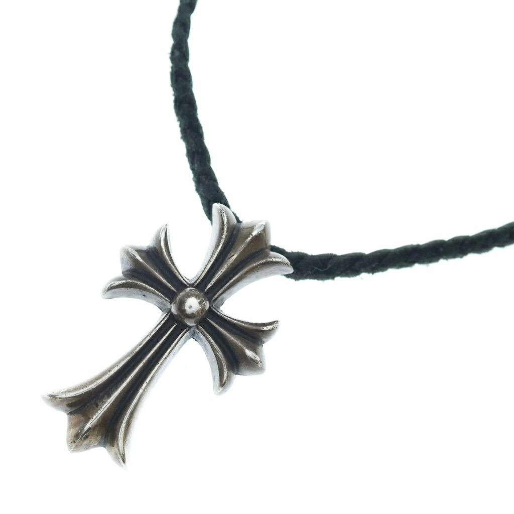 CHROME HEARTS(クロムハーツ) CH CRS SMLスモールCHクロス BC ボロチップブレイド ネックレス シルバー BCA220【中古】【程度B】【カラーシルバー】【取扱店舗OneStyle新宿店】|ブランド買取・販売 BRING