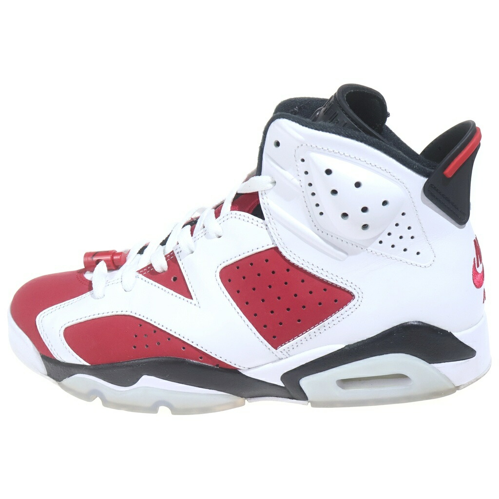 NIKE(ナイキ) サイズ:28.0cm AIR JORDAN 6 CARMINE CT8529-106 エアジョーダン6 カーマイン ハイカットスニーカー レッド US10/28cm【中古】【程度A】【カラーレッド】【オンライン限定商品】｜ブランド買取・販売　BRING