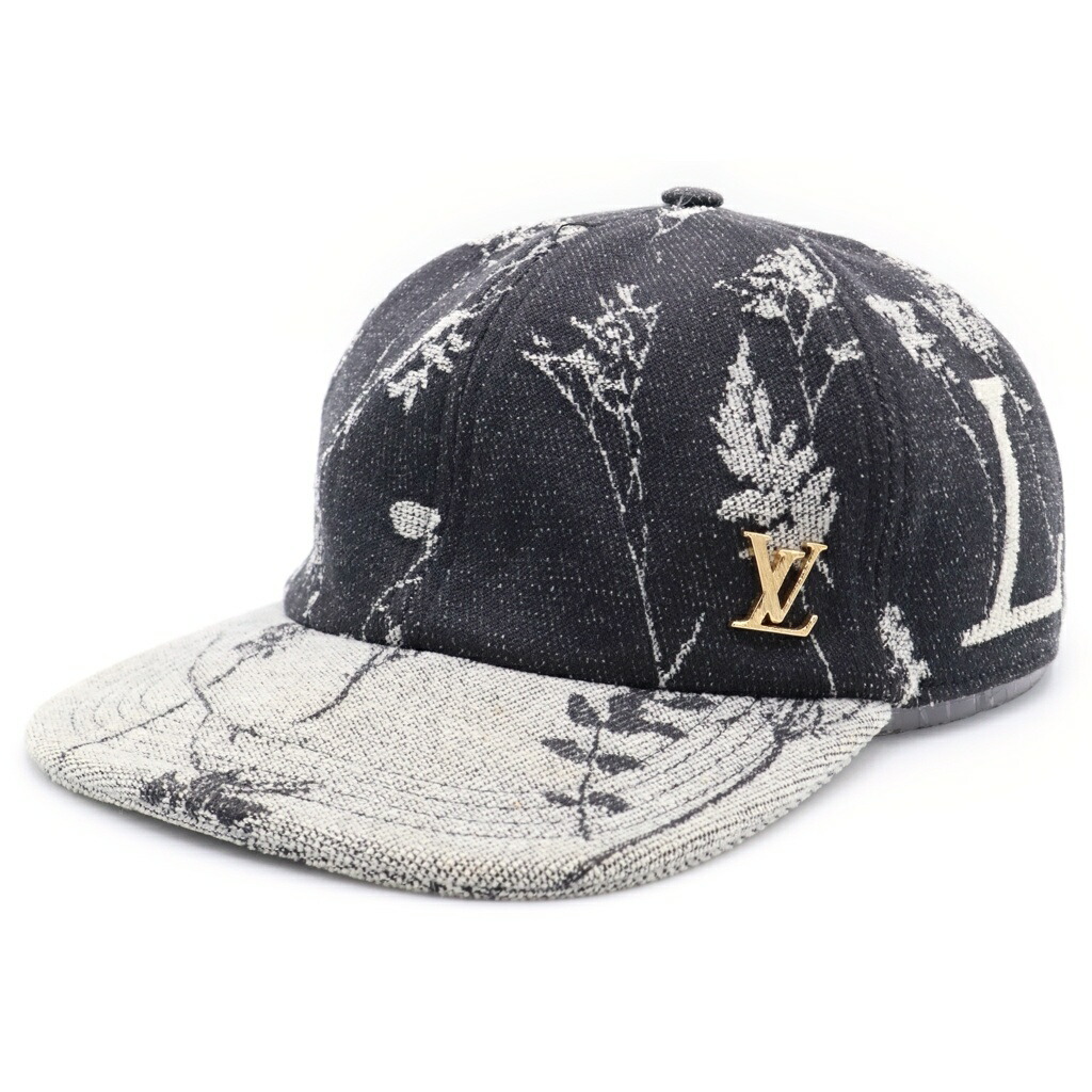LOUIS VUITTON(ルイヴィトン) サイズ:60 キャスケット・イージーフィット フラワー キャップ ブラック/ホワイト MP2738【中古】【程度B】【カラーブラック】【取扱店舗BRING福岡天神店】|ブランド買取・販売 BRING