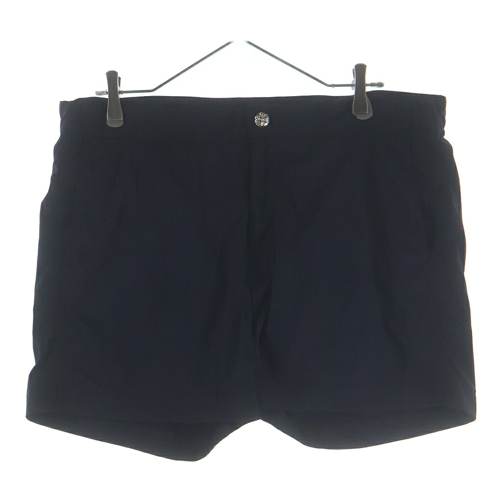 CHROME HEARTS(クロムハーツ) サイズ:33 Y NOT CHプラス総柄 クロスボールボタンナイロンハーフパンツ【中古】【程度A】【カラーブラック】【取扱店舗原宿】｜ブランド買取・販売　BRING