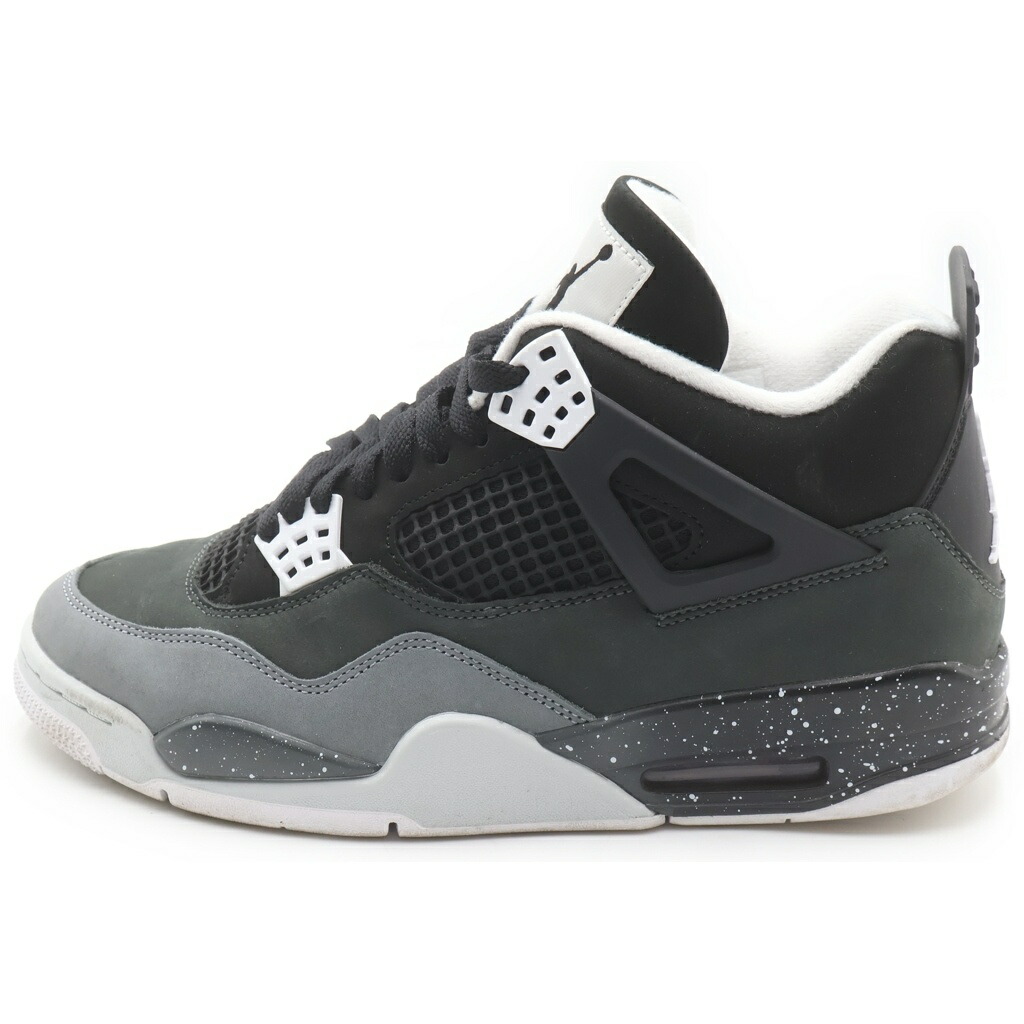 NIKE(ナイキ) サイズ:28.0cm AIR JORDAN 4 RETRO Fear FQ8138-002 エアジョーダン 4 レトロ フィアー ミッドカットスニーカー ブラック/グレー US10/28cm【中古】【程度B】【カラーブラック】【オンライン限定商品】|ブランド買取・販売 BRING