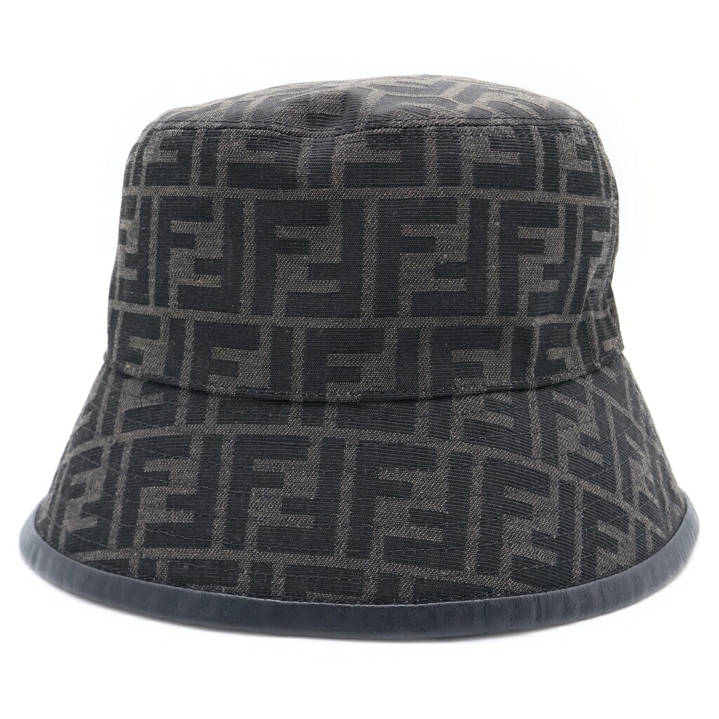 FENDI(フェンディ) ズッカ柄 FFロゴ バケットハット 帽子 ブラウン 65069990【中古】【程度A】【カラーブラウン】【取扱店舗渋谷】|ブランド買取・販売 BRING