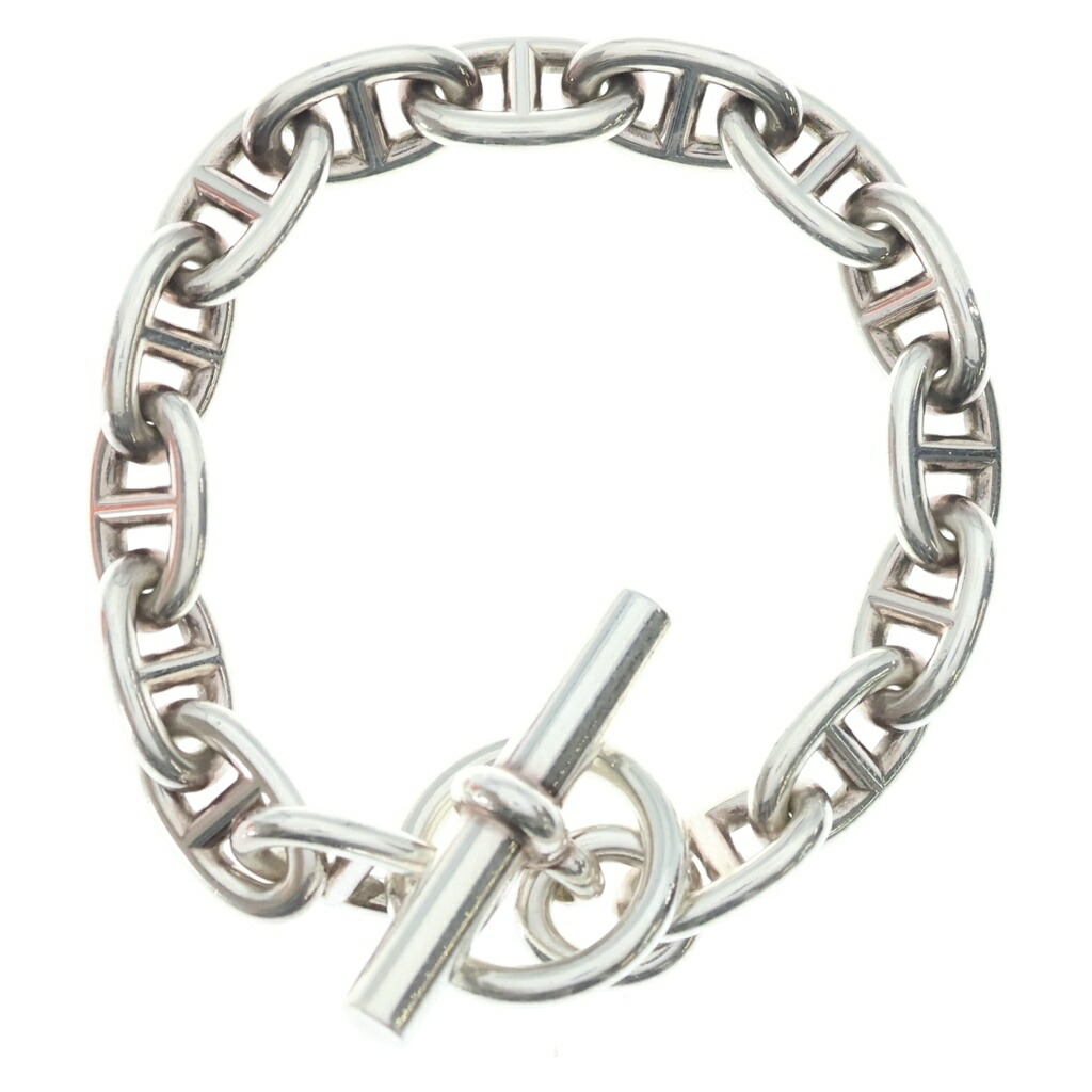 HERMES(エルメス) サイズ:15LINK Chaine d'Ancre MM シェーヌダンクルMM 15コマ チェーン ブレスレット シルバー【中古】【程度A】【カラーシルバー】【取扱店舗BRING WASTE_NOT】｜ブランド買取・販売　BRING 176,055円