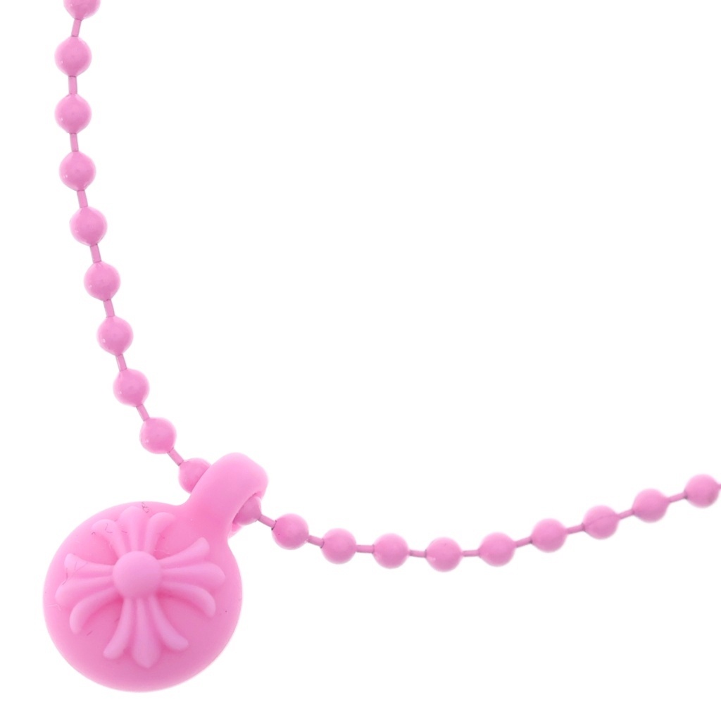 CHROME HEARTS(クロムハーツ) RUBBER CH CRS BALL ラバークロスボール シリコンネックレス ピンク【中古】【程度A】【カラーピンク】【取扱店舗OneStyle新宿店】|ブランド買取・販売 BRING