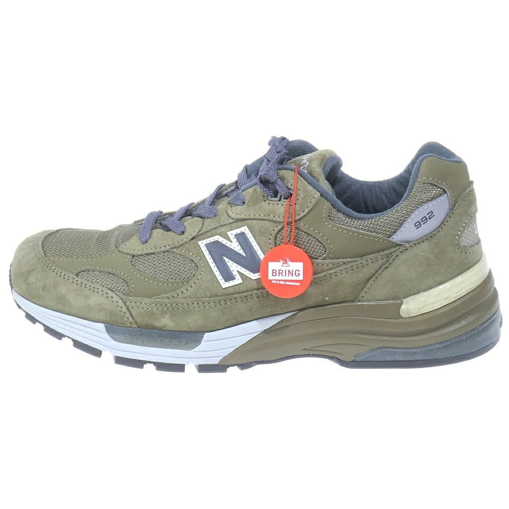 New Balance(ニューバランス) サイズ:US9.5/27.5cm U992GL ダークモカ ローカット スニーカー カーキ US9.5/27.5cm【中古】【程度B】【カラーカーキ】【取扱店舗BRING横浜ビブレ店】｜ブランド買取・販売　BRING