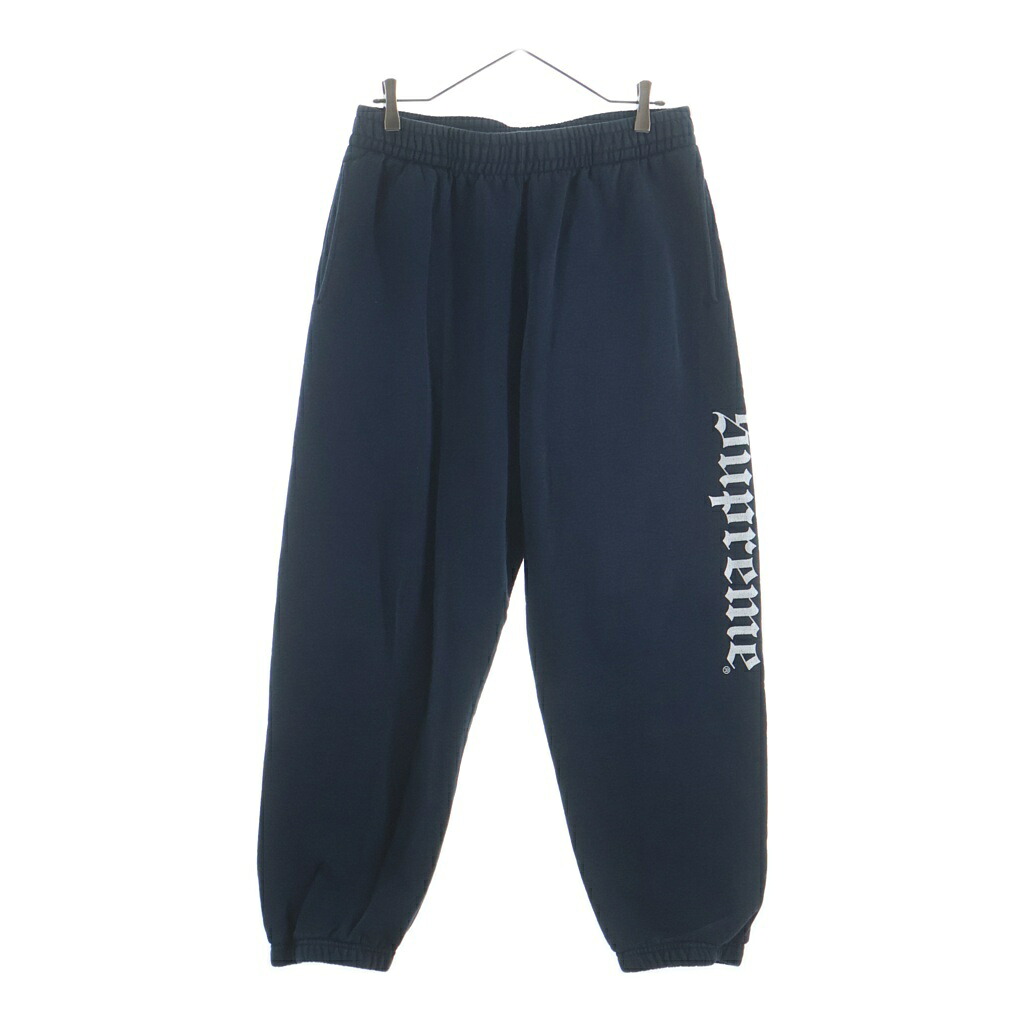 SUPREME(シュプリーム) サイズ:M 25AW Washed Old English Sweatpant ウォッシュド加工 オールドイングリッシュロゴ スウェットパンツ ネイビー【中古】【程度B】【カラーネイビー】【取扱店舗BRING札幌店】｜ブランド買取・販売　BRING