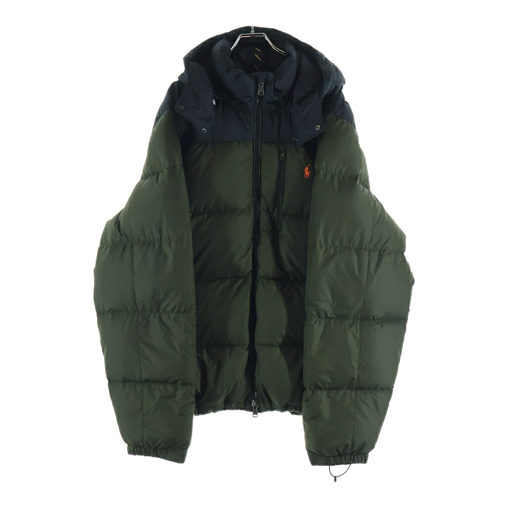 POLO RALPH LAUREN(ポロラルフローレン) サイズ:XXL Gorham Down Jacket ダウンジャケット ポリエステル フード カーキ 03945310963【新古品/中古】【程度S】【カラーカーキ】【オンライン限定商品】｜ブランド買取・販売　BRING 15,418円