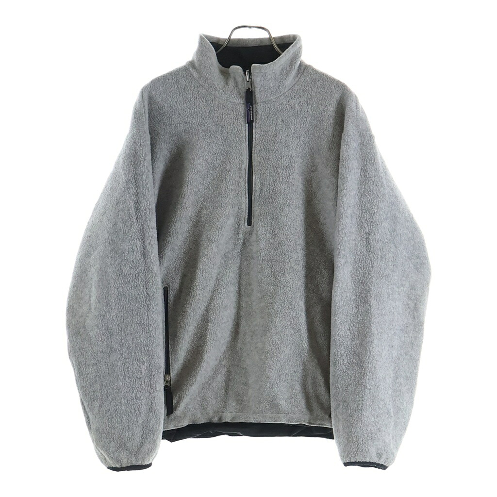 PATAGONIA(パタゴニア) サイズ:M 98AW REVERSIBLE GLISSADE PULLOVER USA製 グリセード リバーシブル プルオーバーフリースジャケット グレー/ブラック 30273【中古】【程度B】【カラーグレー】【オンライン限定商品】｜ブランド買取・販売　BRING