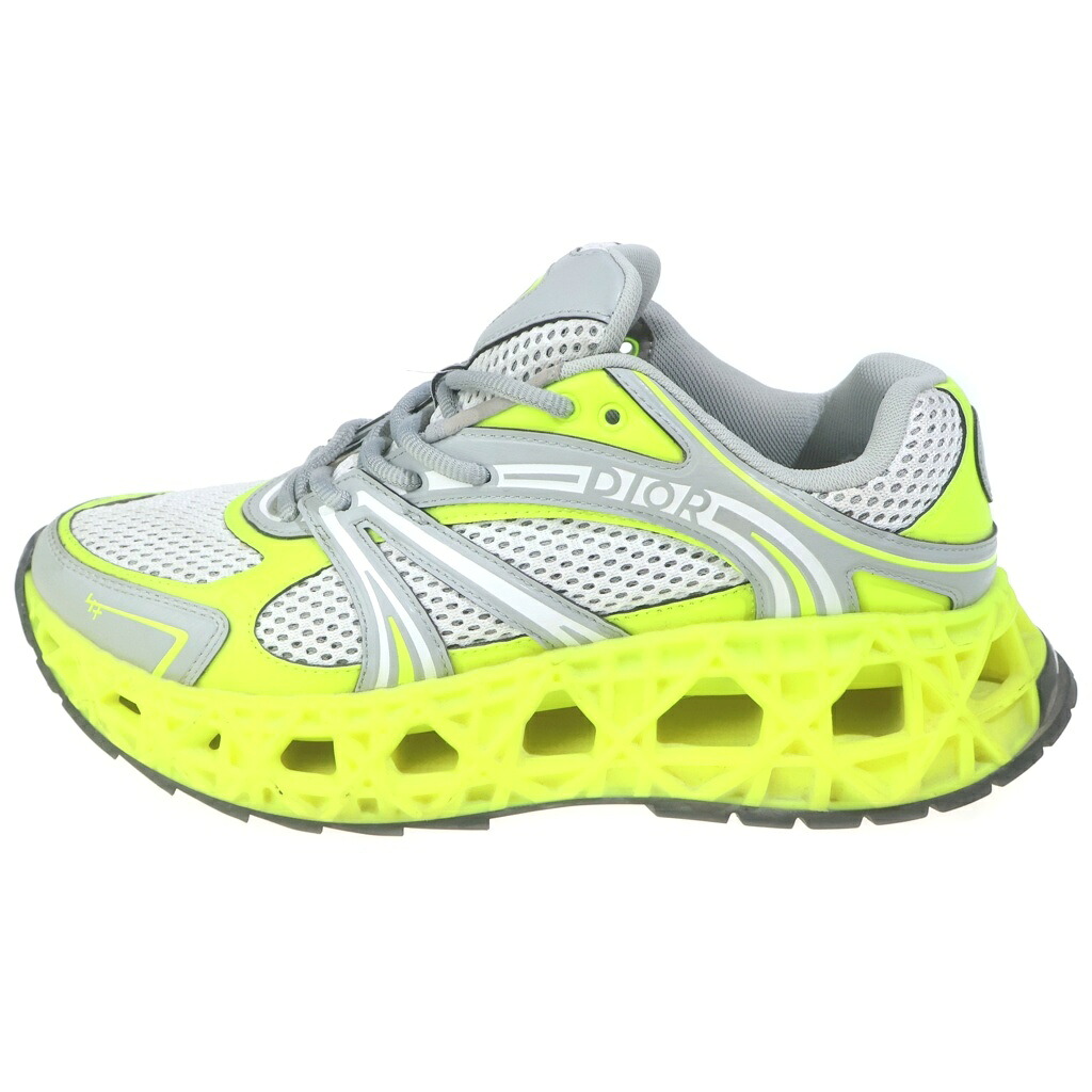 DIOR(ディオール) サイズ:42 B35 NXXT スニーカー テクニカルファブリック グレー×イエロー #42【中古】【程度B】【カラーグレー】【オンライン限定商品】|ブランド買取・販売 BRING
