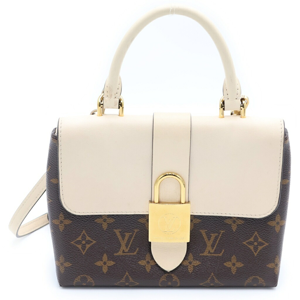 LOUIS VUITTON(ルイヴィトン) モノグラム ロッキーBB PVC レザー ゴールド金具 2WAY ハンドバッグ ショルダーバッグ M44653 ブラウン/クレーム アイボリー【中古】【程度B】【カラーブラウン】【取扱店舗新宿】｜ブランド買取・販売　BRING