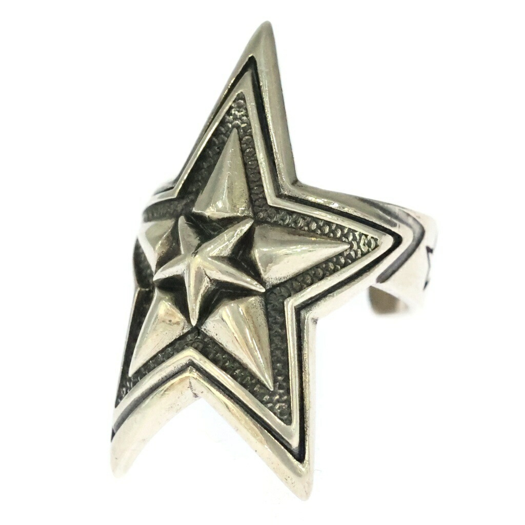 CODY SANDERSON(コディーサンダーソン) サイズ:19.5号 DEPP STAR IN STAR RING デップスター イン スター リング シルバー【中古】【程度B】【カラーシルバー】【オンライン限定商品】|ブランド買取・販売 BRING