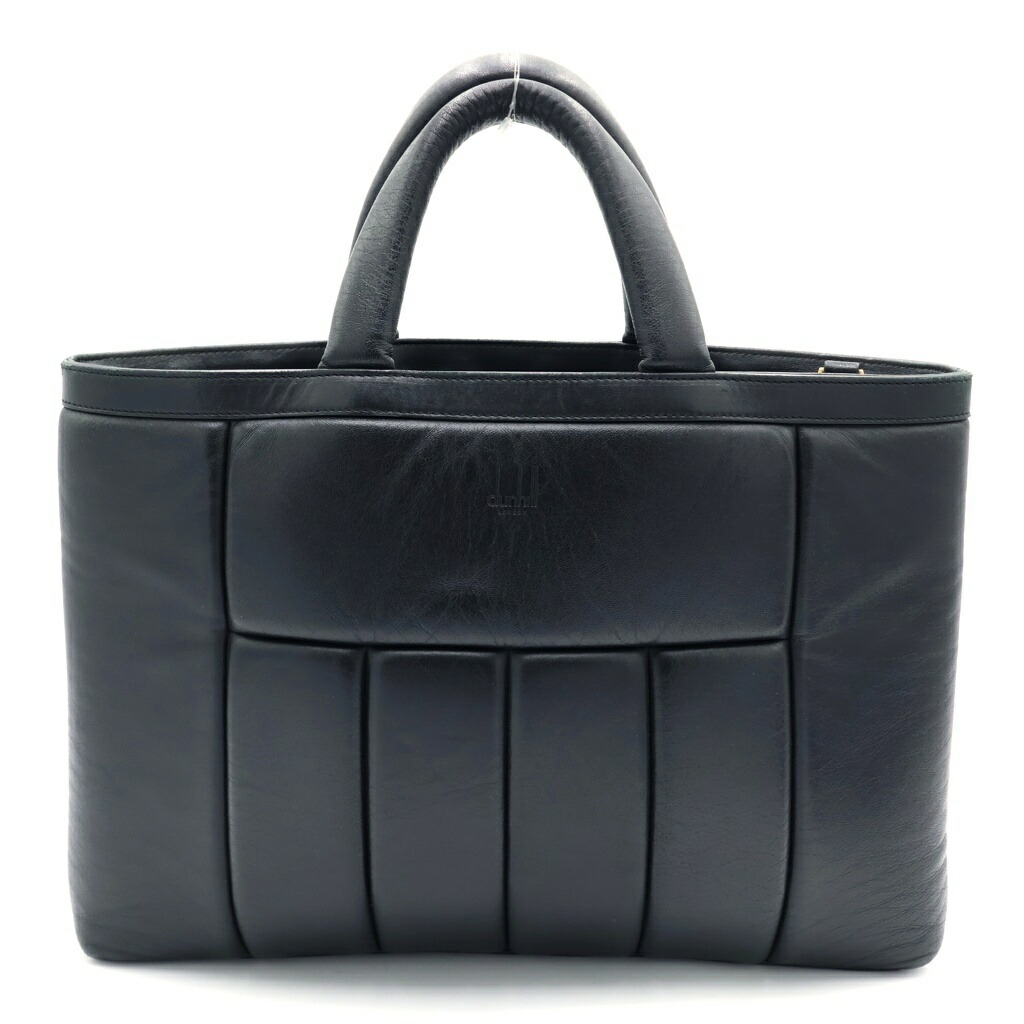 dunhill(ダンヒル) コンコース ラムスキン レザー 2WAY ショルダー トート バッグ ブラック【中古】【程度B】【カラーブラック】【オンライン限定商品】｜ブランド買取・販売　BRING