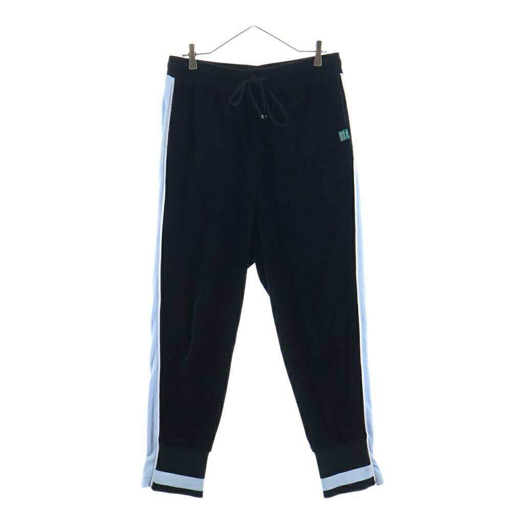 MAISON MIHARAYASUHIRO(メゾンミハラヤスヒロ) サイズ:50 22AW ロングワッペン コーデュロイ サイドライン スウェットパンツ ブラック A03PT663【中古】【程度A】【カラーブラック】【取扱店舗BRING THRIFT CLOSET あべの店】｜ブランド買取・販売　BRING