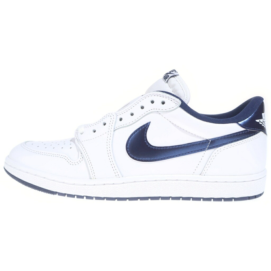 NIKE(ナイキ) サイズ:29.0cm AIR JORDAN 1 LOW 85 METALLIC BLUE FB9933-141 エアジョーダン1 メタリックブルー ローカットスニーカー ホワイト US11/29cm【新古品/中古】【程度S】【カラーホワイト】【取扱店舗BRING THRIFT CLOSET 幕張店】|ブランド買取・販売 BRING