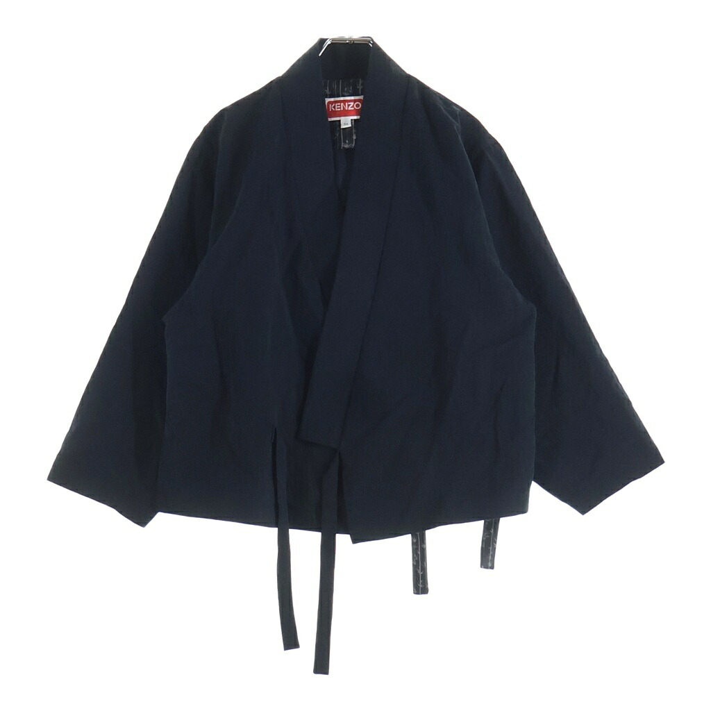 KENZO(ケンゾー) サイズ:34 Kimono Jacket 着物 ジャケット ブラック FD62VE0329FB【中古】【程度B】【カラーブラック】【オンライン限定商品】｜ブランド買取・販売　BRING