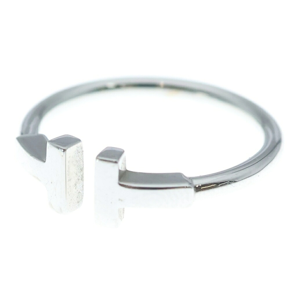 TIFFANY & Co.(ティファニー) サイズ:13.0号 Tワイヤーリング AU750 ホワイトゴールド【中古】【程度B】【カラーゴールド】【取扱店舗新宿】|ブランド買取・販売 BRING