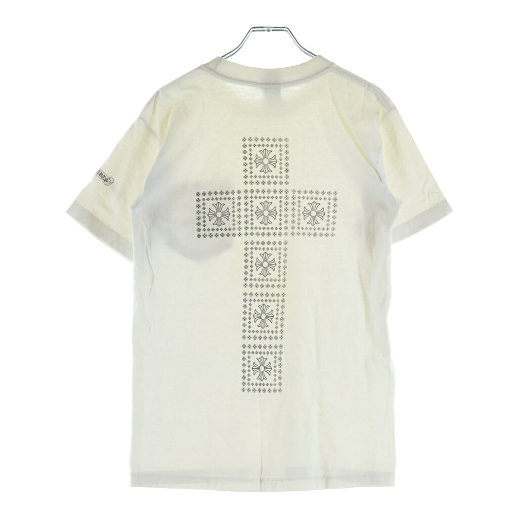 CHROME HEARTS(クロムハーツ) サイズ:S OLD CH PLUS TEE オールド CHプラスプリント 半袖Tシャツカットソー ホワイト【中古】【程度B】【カラーホワイト】【取扱店舗渋谷】｜ブランド買取・販売　BRING
