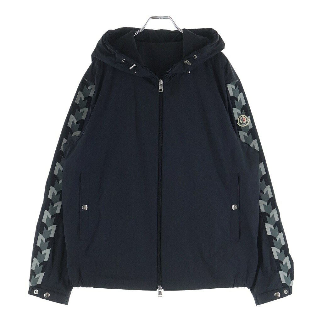 MONCLER(モンクレール) サイズ:1 24SS MOYSE GIUBBOTTO NYLON JACKET モイース ジュボット ジップアップ ナイロン ジャケット ブラック J10911A00047【中古】【程度B】【カラーブラック】【オンライン限定商品】｜ブランド買取・販売　BRING