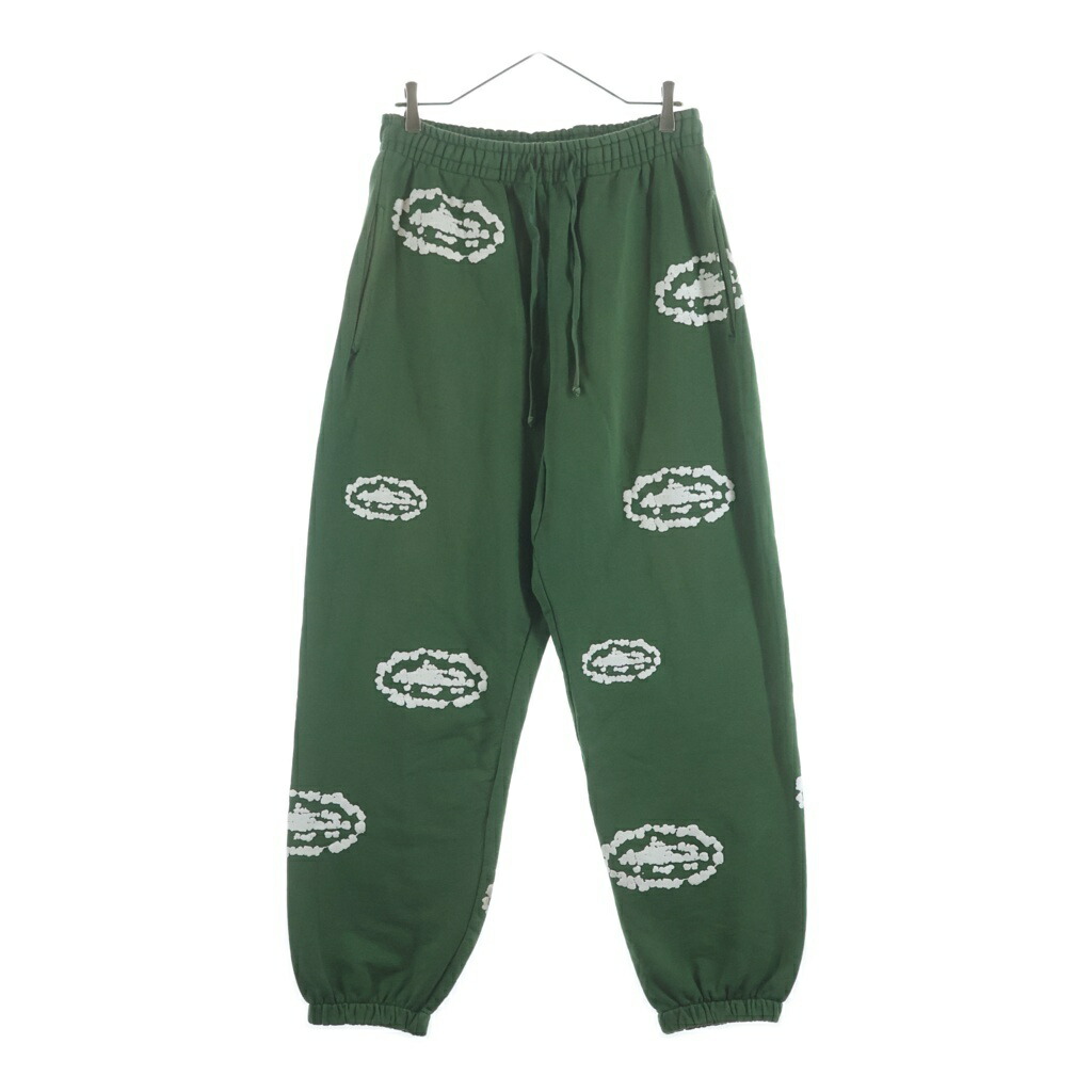 DENIM TEARS(デニムティアーズ) サイズ:S 25AW × Corteiz Island Sweatpants コーテイズ アイランド スウェットパンツ グリーン【中古】【程度B】【カラーグレー】【取扱店舗BRING WASTE_NOT】|ブランド買取・販売 BRING