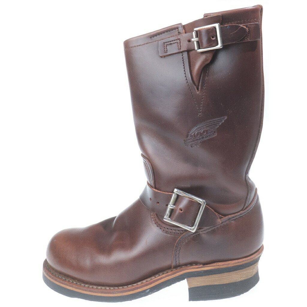 RED WING(レッド ウイング) サイズ:5D 8258 100周年記念 エンジニア ロングブーツ レザー ブラウン【中古】【程度B】【カラーブラウン】【オンライン限定商品】|ブランド買取・販売 BRING