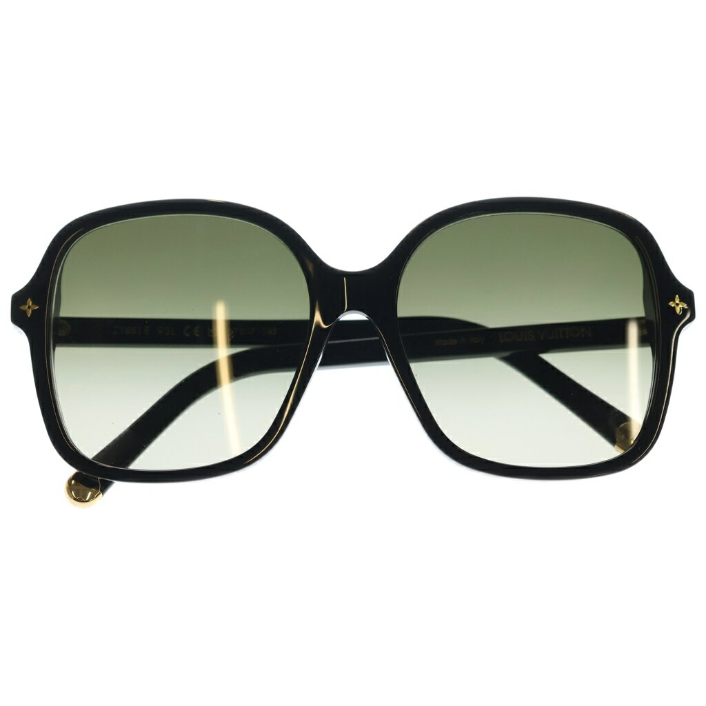 LOUIS VUITTON(ルイヴィトン) サイズ:61□10 スター・スクエア サングラス ブラック×グリーン 61□10 Z1861E【中古】【程度B】【カラーブラック】【取扱店舗新宿】|ブランド買取・販売 BRING