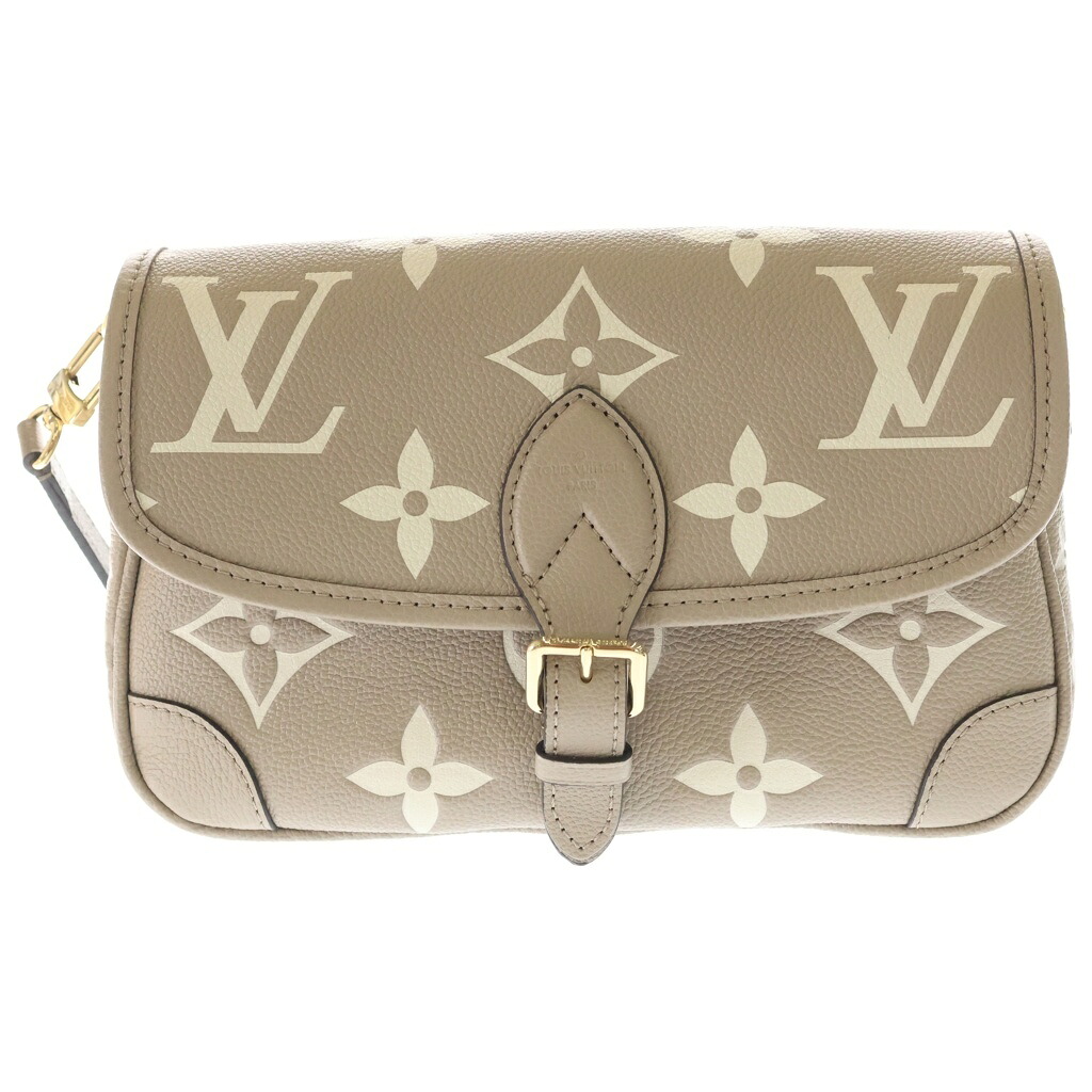 LOUIS VUITTON(ルイヴィトン) モノグラムアンプラント ディアヌ レザー 2WAY ショルダー バッグ ベージュ M46583【中古】【程度A】【カラーベージュ】【取扱店舗BRING：RED新宿東口店】｜ブランド買取・販売　BRING