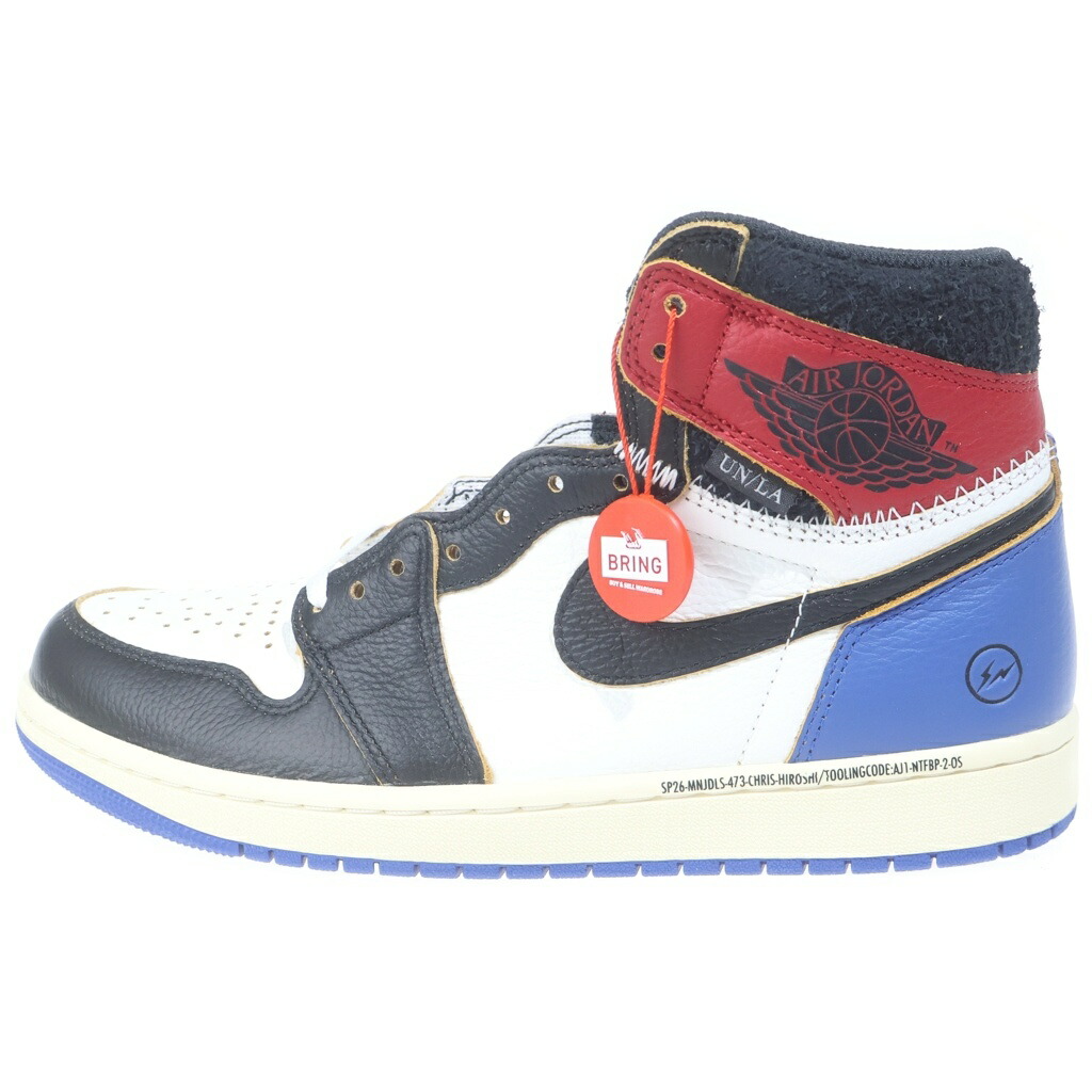 NIKE(ナイキ) サイズ:27.0cm ×FRAGMENT DESIGN ×UNION AIR JORDAN 1 HIGH OG フラグメントデザイン ユニオン エアージョーダン ハイカットスニーカー マルチカラー US9/27cm IO7847-002【新古品/中古】【程度S】【カラーマルチカラー】【取扱店舗BRING KICKS】|ブランド買取・販売 BRING