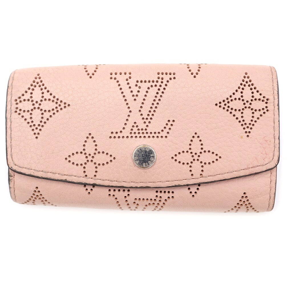 LOUIS VUITTON(ルイヴィトン) ミュルティクレ4 4連キーケース モノグラム マヒナ ローズジャスミン ピンク M82760【中古】【程度B】【カラーピンク】【取扱店舗BRING仙台店】｜ブランド買取・販売　BRING