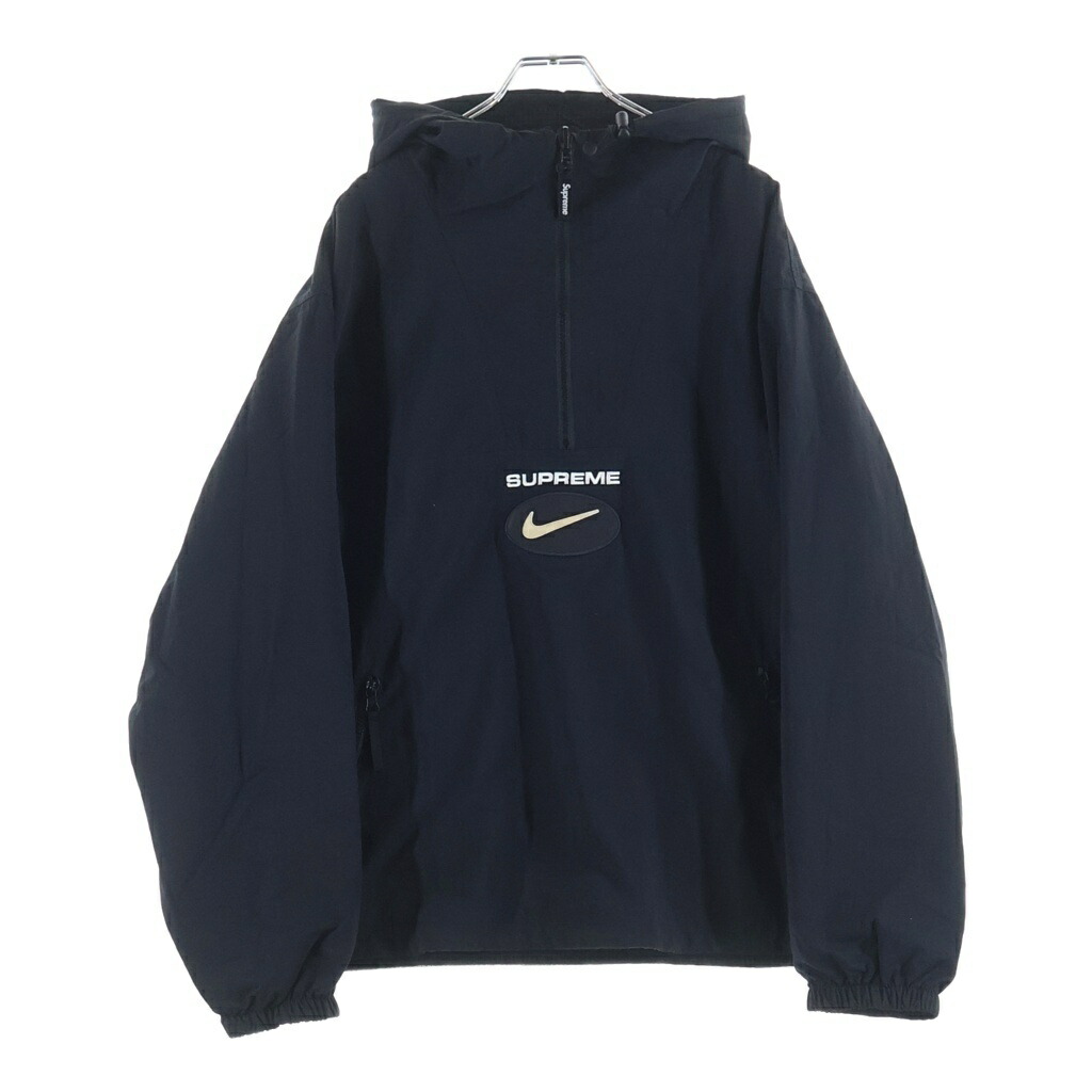 SUPREME(シュプリーム) サイズ:M &times;NIKE 20AW Reversible Anorak ナイキ リバーシブル アノラック ジャケット パーカー ブラック CW9695-010【中古】【程度A】【カラーブラック】【取扱店舗BRING大宮店】｜ブランド買取・販売　BRING