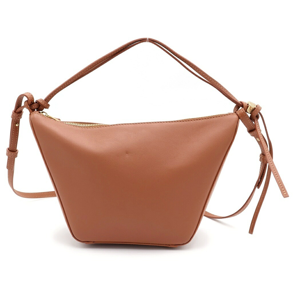 LOEWE(ロエベ) ハンモック ミニホーボー レザー 2WAY ハンド ショルダーバッグ ゴールド金具 ブラウン【中古】【程度A】【カラーブラウン】【取扱店舗BRING梅田茶屋町店】|ブランド買取・販売 BRING
